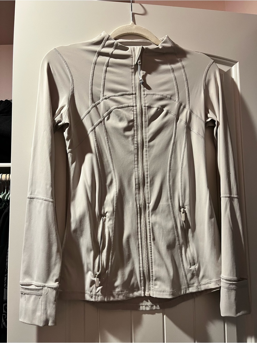 Women's Lightweight Zip-Front Jacket - Cream